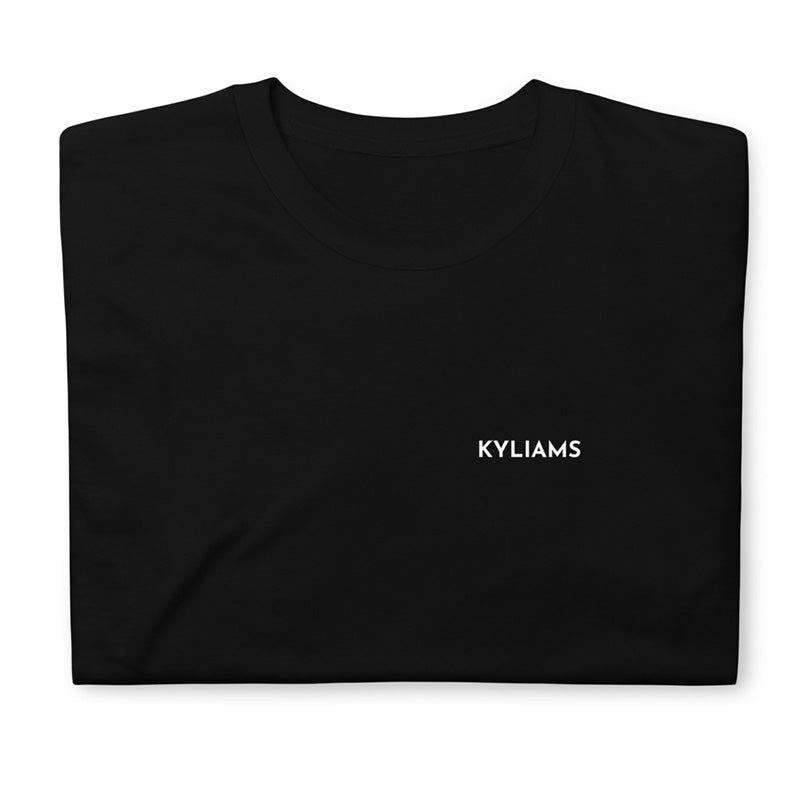 T-shirt noir pour homme et femme - Kyliams